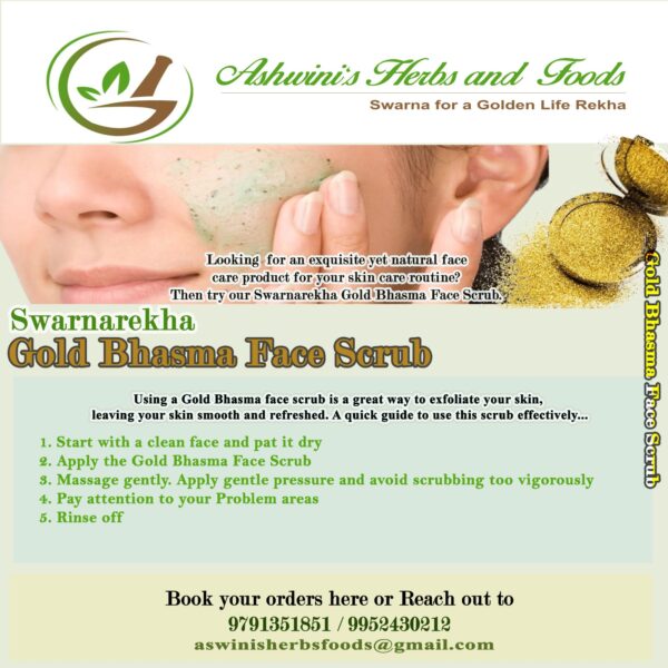 Swarnarekha Gold Bhasma Face Scrub